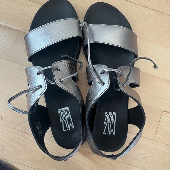 Miz Mooz Davey Leather Lace-Up Sandals 39 NWOB - Picture 5 of 12